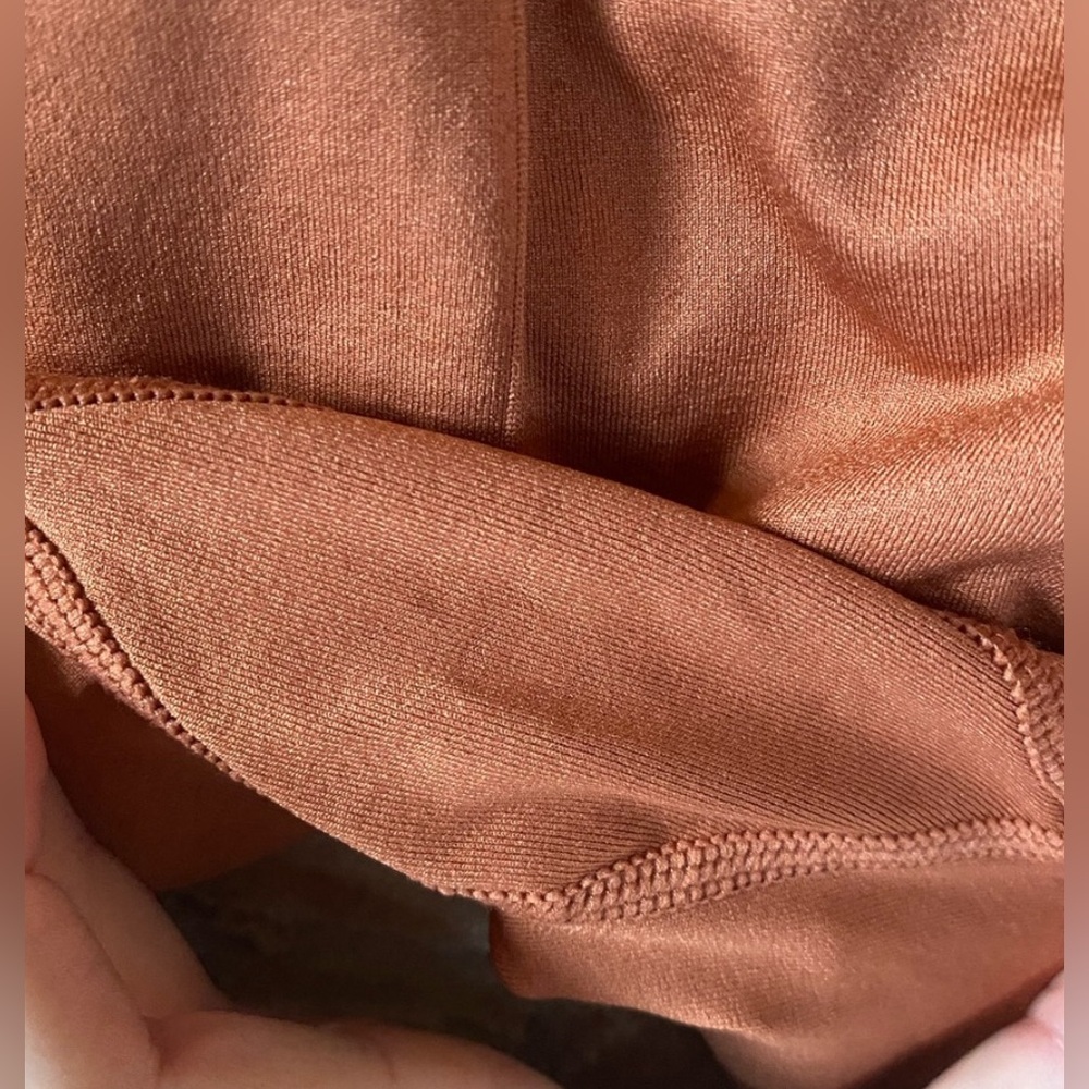 KNIX good to go seamless high waisted leggings cinnamon size large - Picture 6 of 6